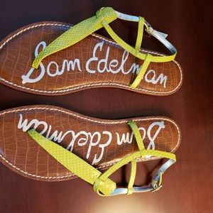 Sam Edelman citron sandals